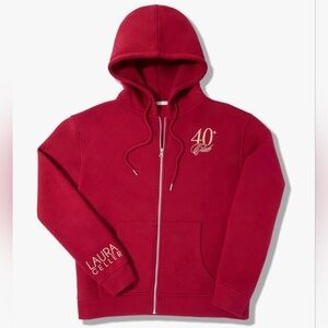 NWT Laura Geller Cotton Hoodie Sweatshirt 😀 Zipper